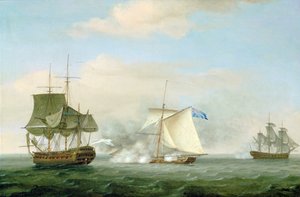A French Man of War Surrendering